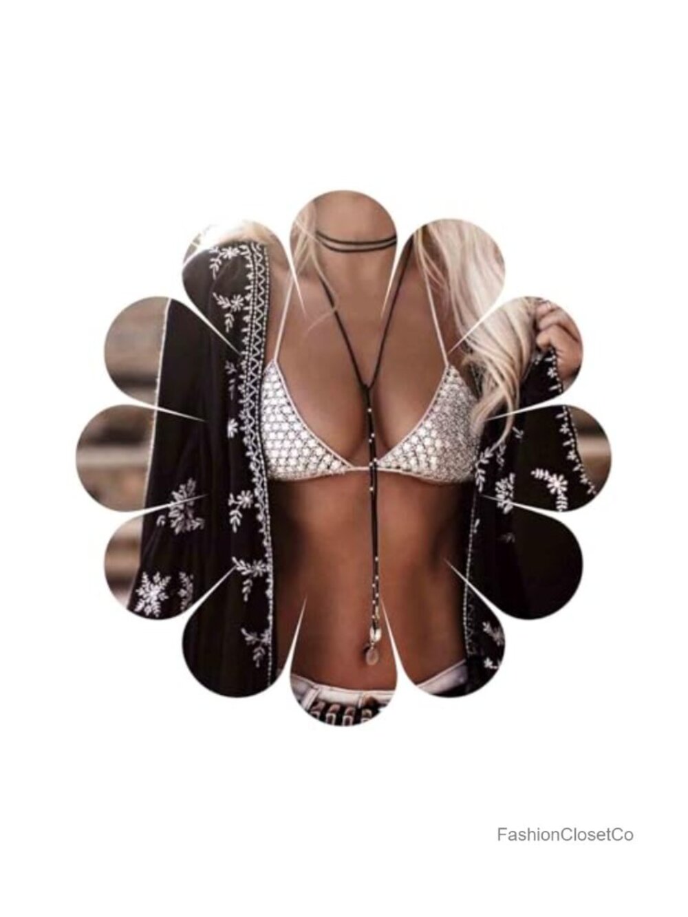 Boho Long Leather Necklace Wrap Choker Vintage Disc Coin Suede Chain Jewelry